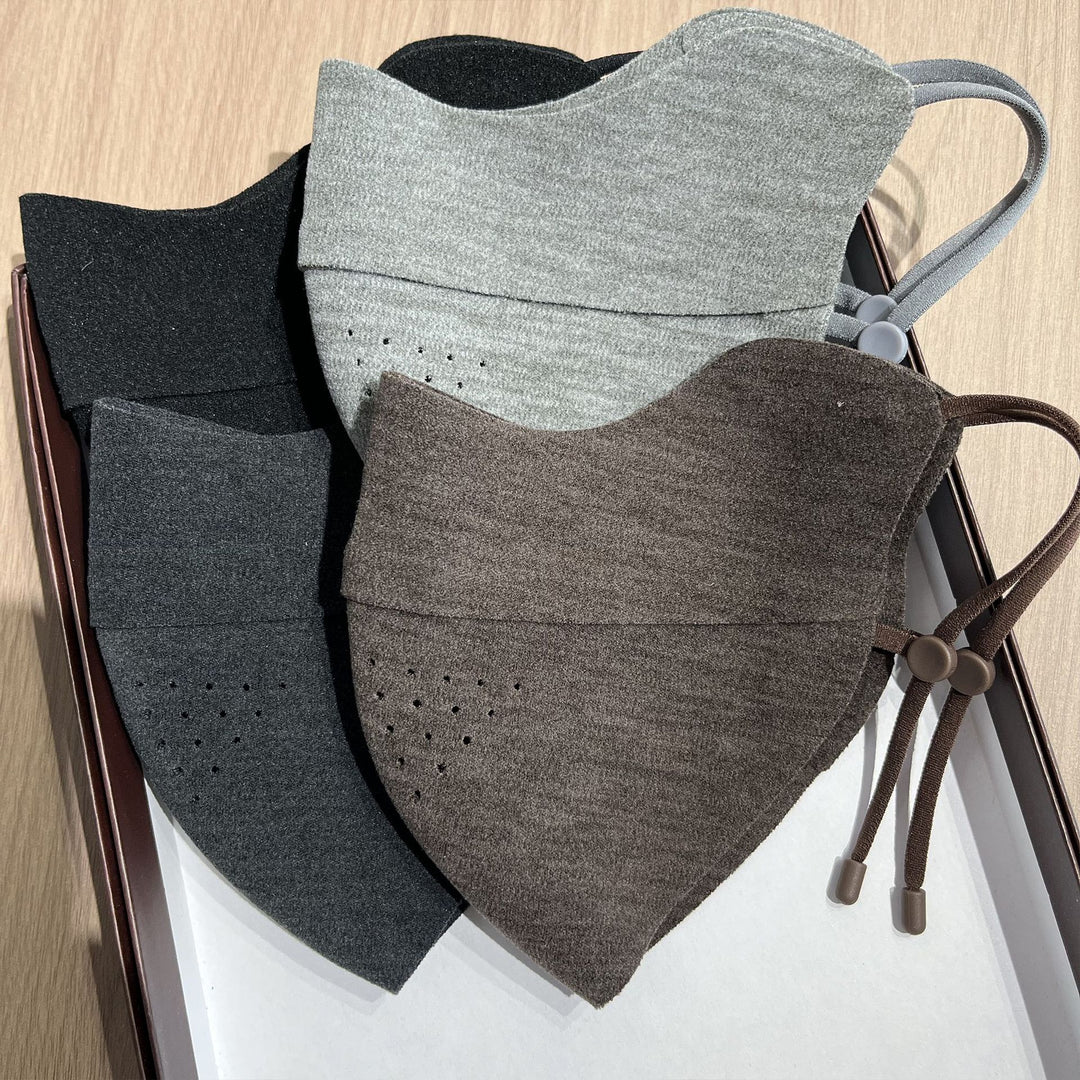 Sueded Reusable Face Mask with Breathable Perforation & Adjustable Ear Loops Stornfield