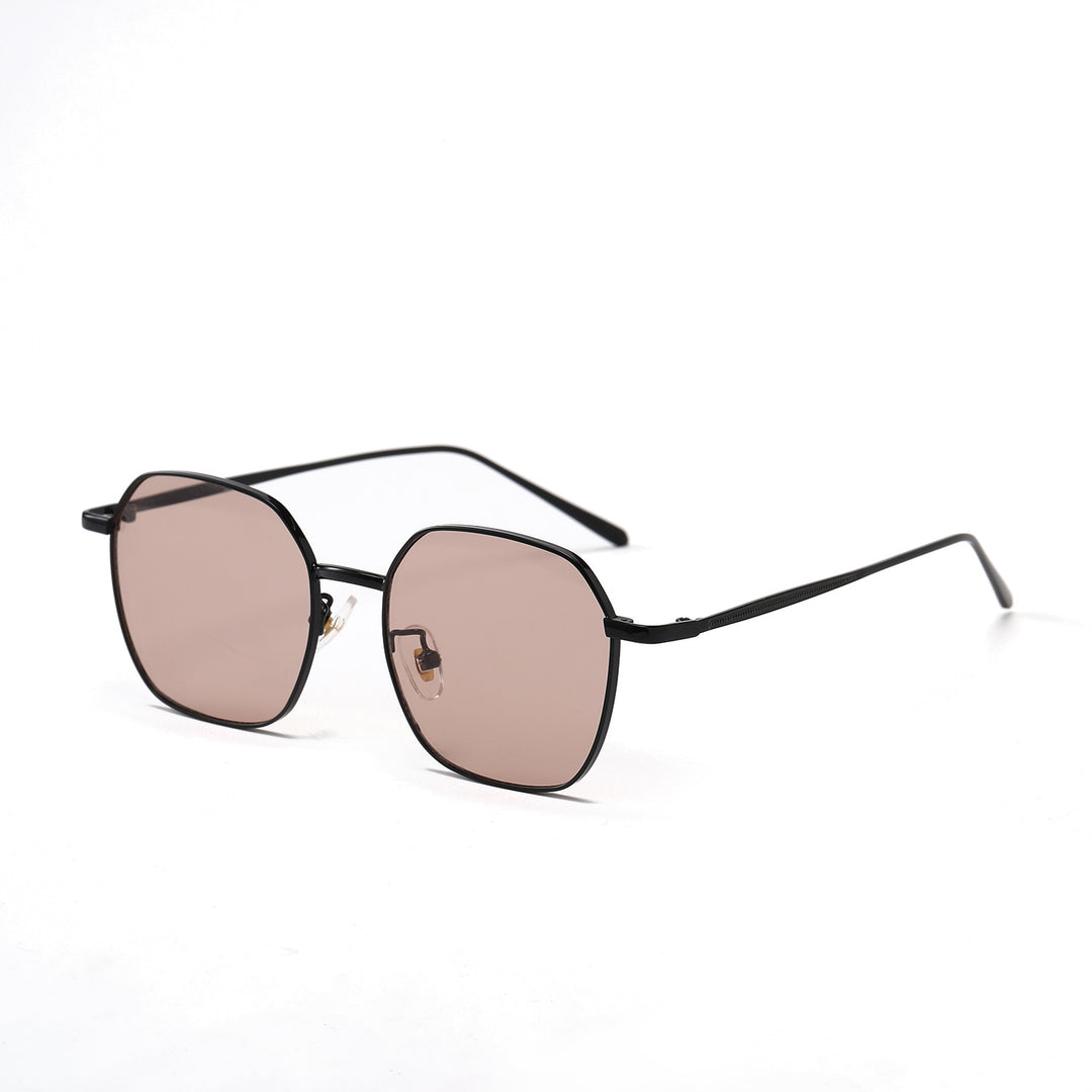 Women geometric sunglasses with modern metal frame Stornfield