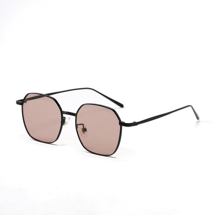 Women geometric sunglasses with modern metal frame Stornfield