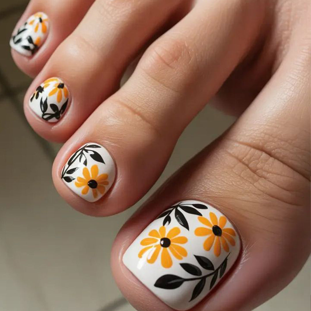 Floral Acrylic Nail Art Set Stornfield