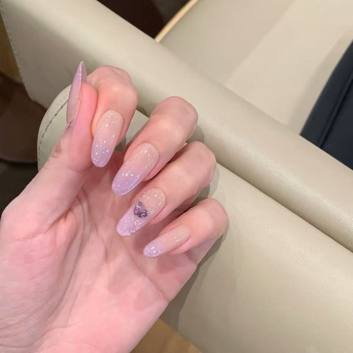 Artistic Heart Pattern Nail Art Extensions Stornfield