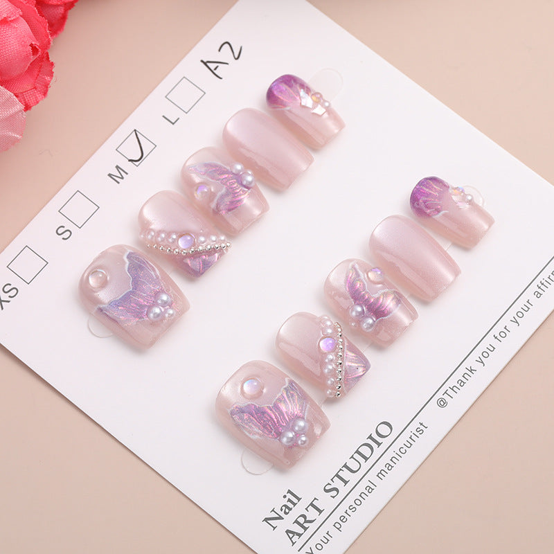 Artistic Press-On Nail Set Stornfield