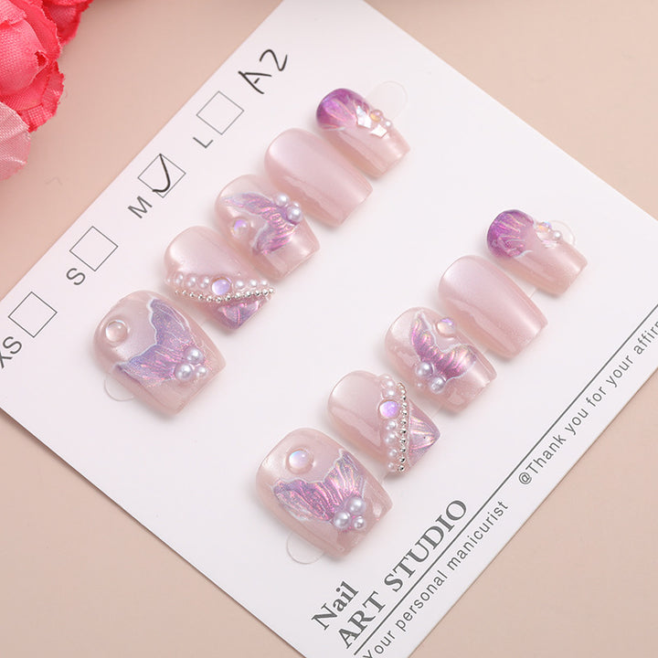 Artistic Press-On Nail Set Stornfield