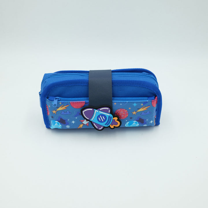 Fun Design Multi-Zipper Pencil Case