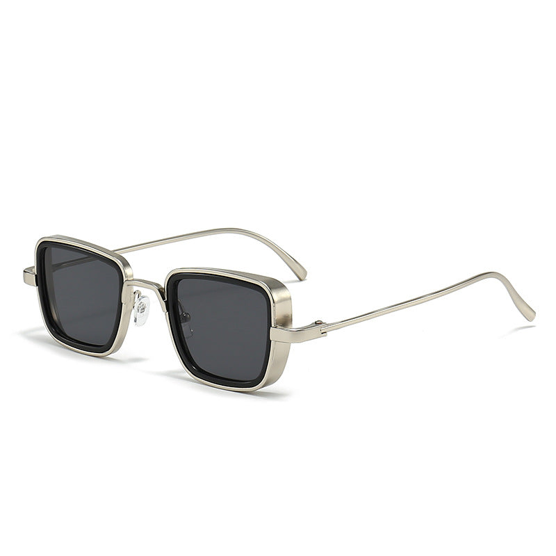 Women's stylish square sunglasses with elegant metal frame Stornfield