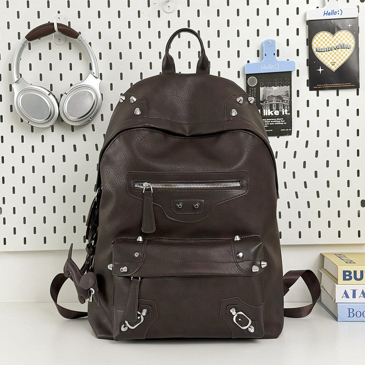 Stylish Casual Leather Backpack Stornfield