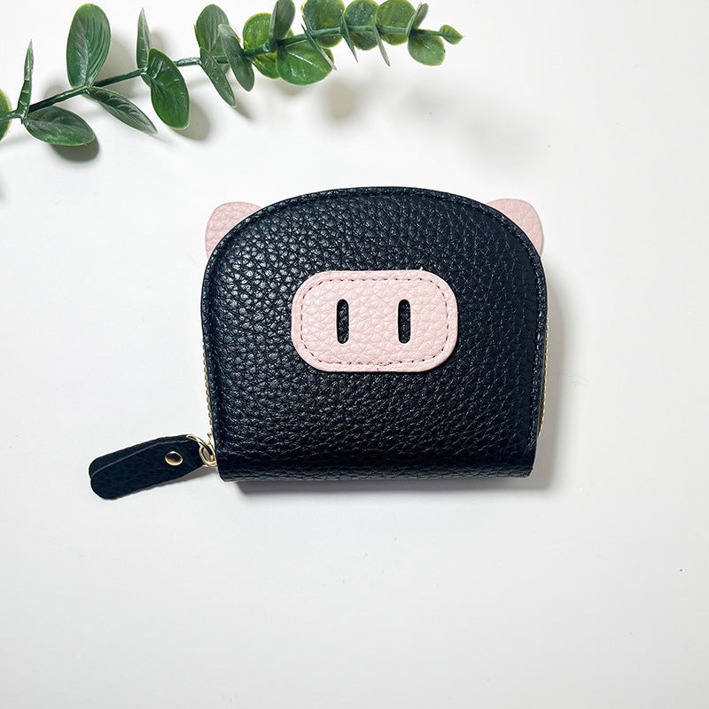 Playful Pig-Themed Coin Purse