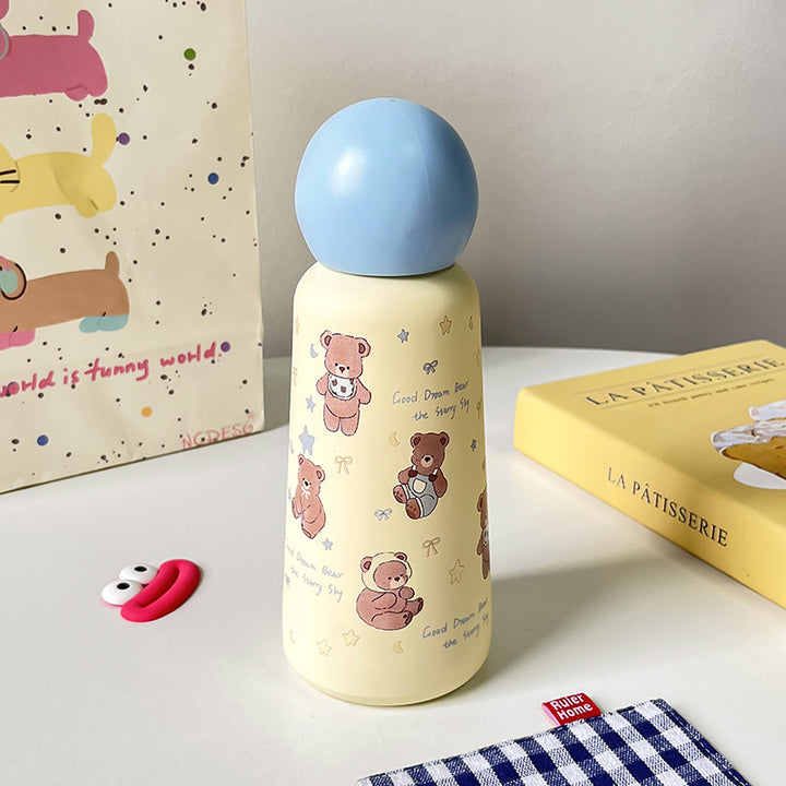 Women's Insulated Bottle with Cute Bear Design Stornfield