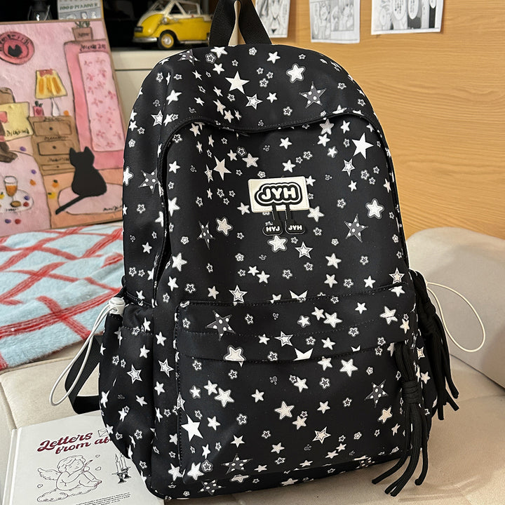 Stylish Star-Printed Backpack Stornfield 1791205440