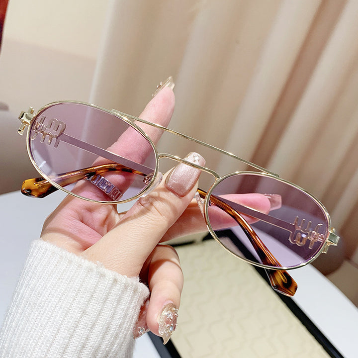Women’s fashionable glasses with elegant metal frame and unique design Stornfield