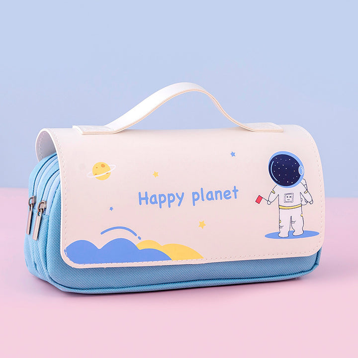 Stylish Astronaut-themed Pencil Case Stornfield