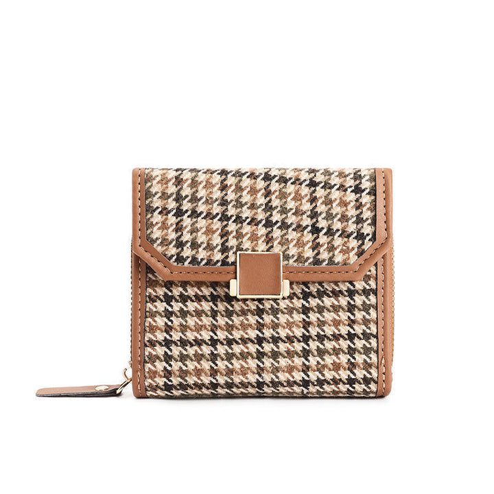 Textured Fabric Zip Wallet Stornfield