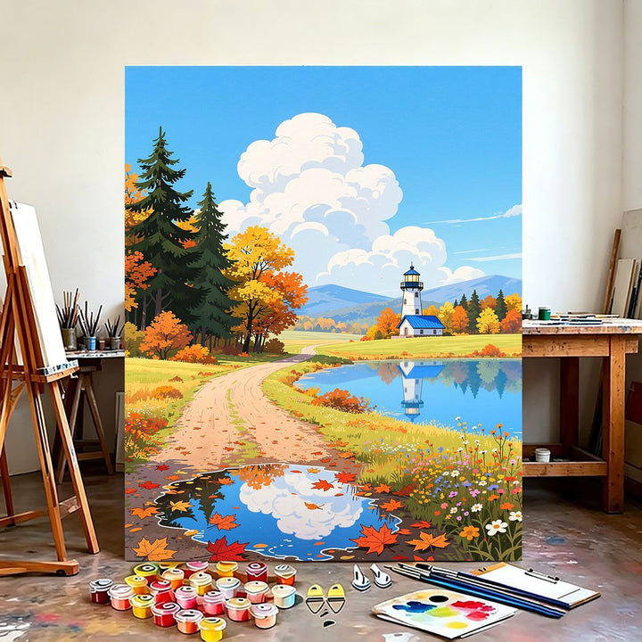 Scenic Mountain Landscape Wall Art Stornfield