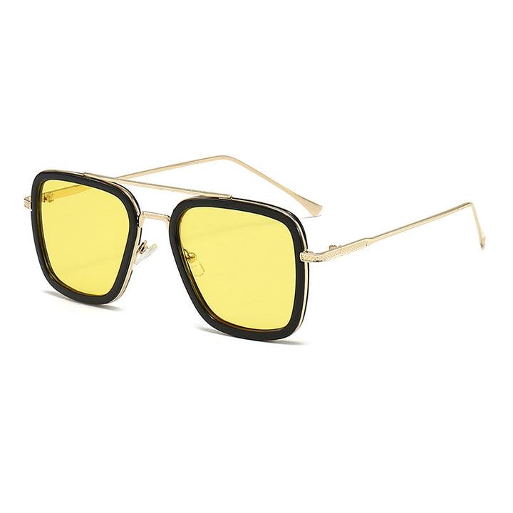 Women's stylish square sunglasses with metallic details Stornfield