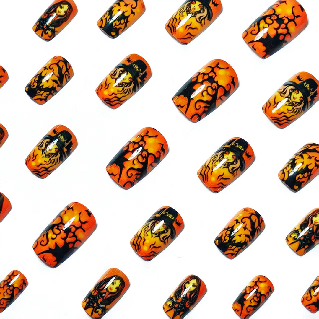 Creative Halloween-style Art Nails Stornfield