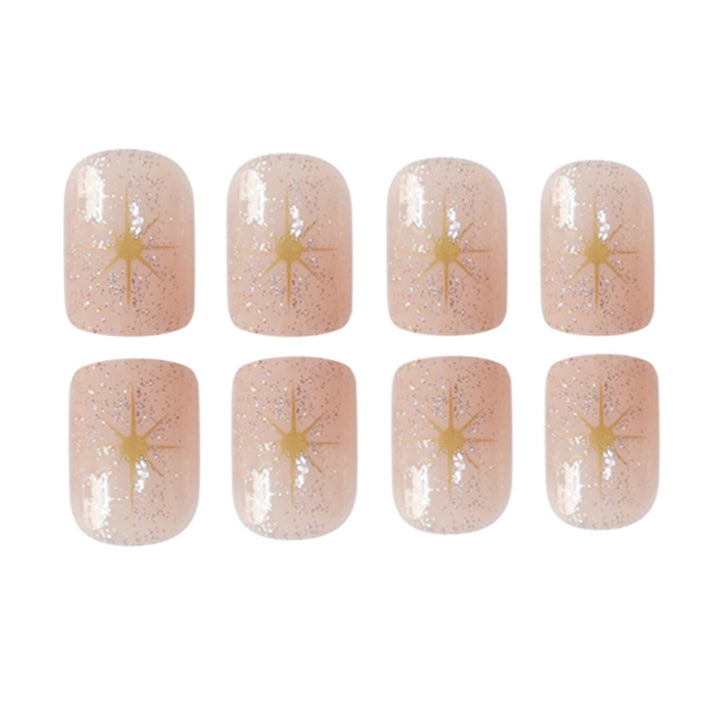 Glamorous Glitter Press-On Nail Extensions Stornfield