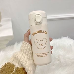Women's Insulated Drinking Bottle with Secure Screw Cap and Elegant Flower Design Stornfield