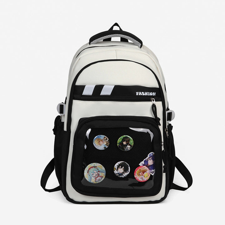 Stylish Graphic Patch Backpack Stornfield