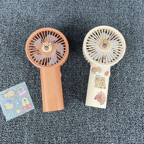 Unisex Portable Hand Fan with Cute Animal Design and USB Charging Function Stornfield