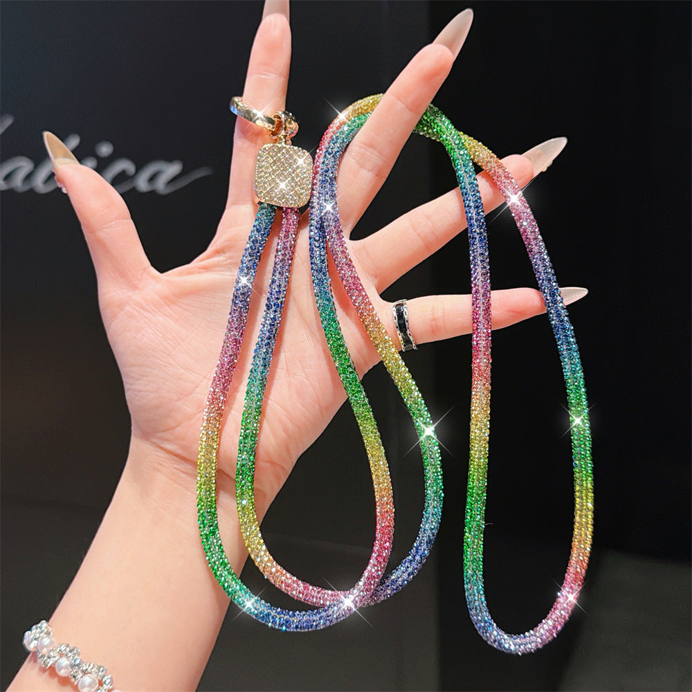 Rhinestone-Embellished Eyewear Lanyard Stornfield