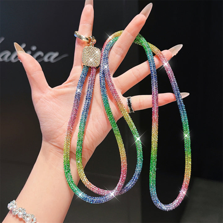 Rhinestone-Embellished Eyewear Lanyard Stornfield