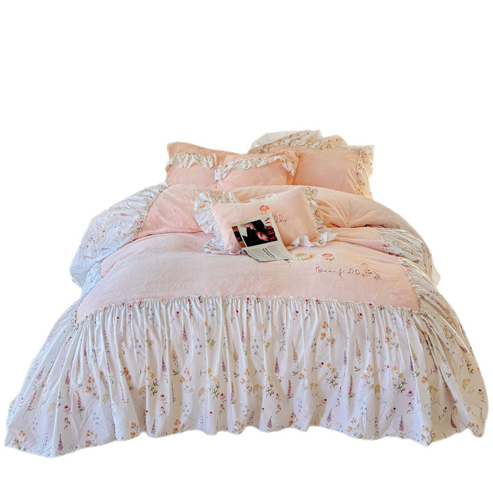 Cotton-linen bedding set