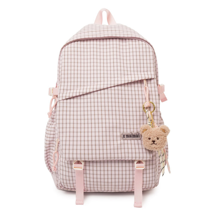 Stylish Grid Pattern Backpack Stornfield