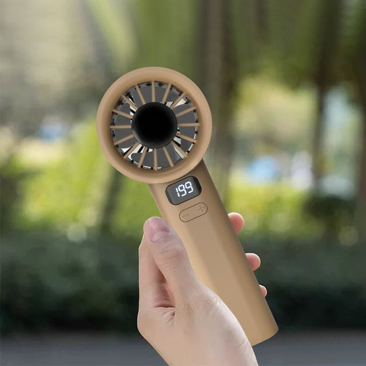 Women's portable USB mini fan with LCD display Stornfield