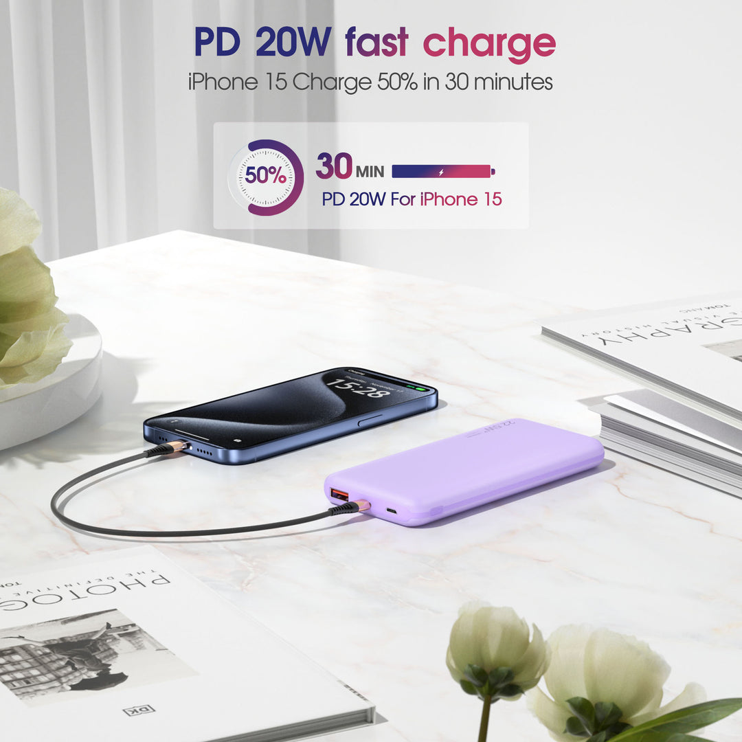 Portable power bank with fast charging and multiple charging ports Stornfield
