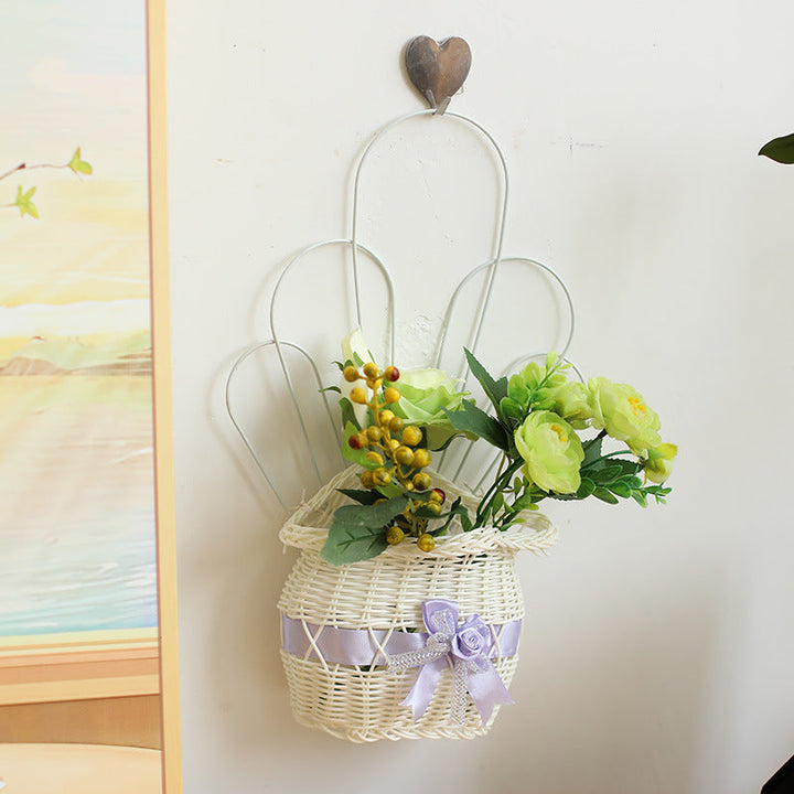 Decorative Woven Flower Basket Stornfield
