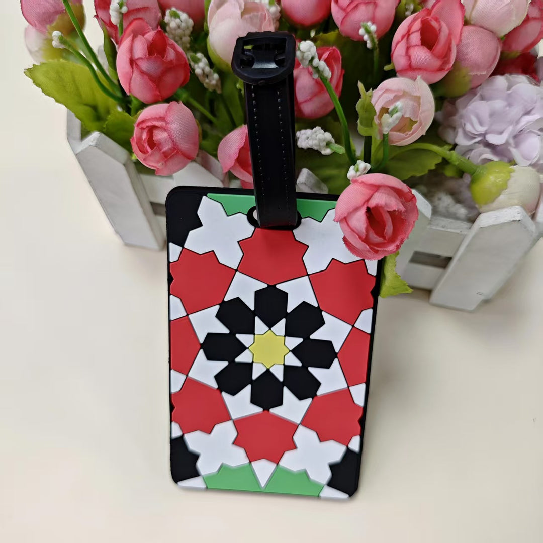 Unisex Geometric Patterned Luggage Identifier Stornfield
