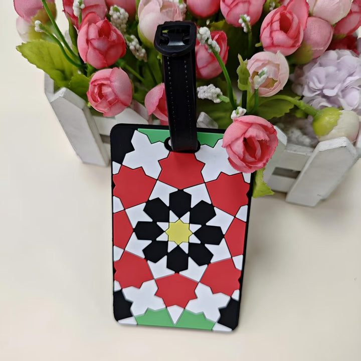 Unisex Geometric Patterned Luggage Identifier Stornfield