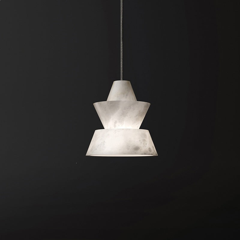 Layered Geometric Pendant Light