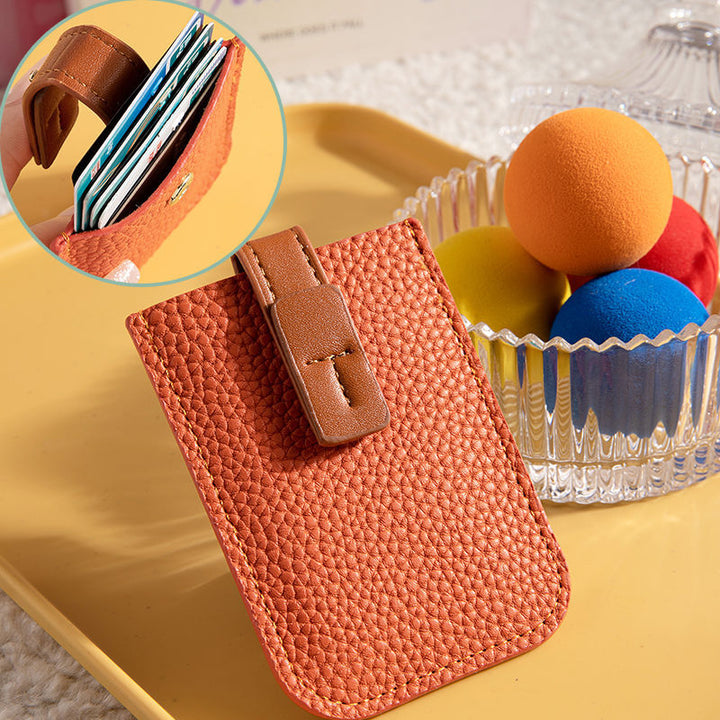 Minimalist RFID-Blocking Leather Card Holder Stornfield