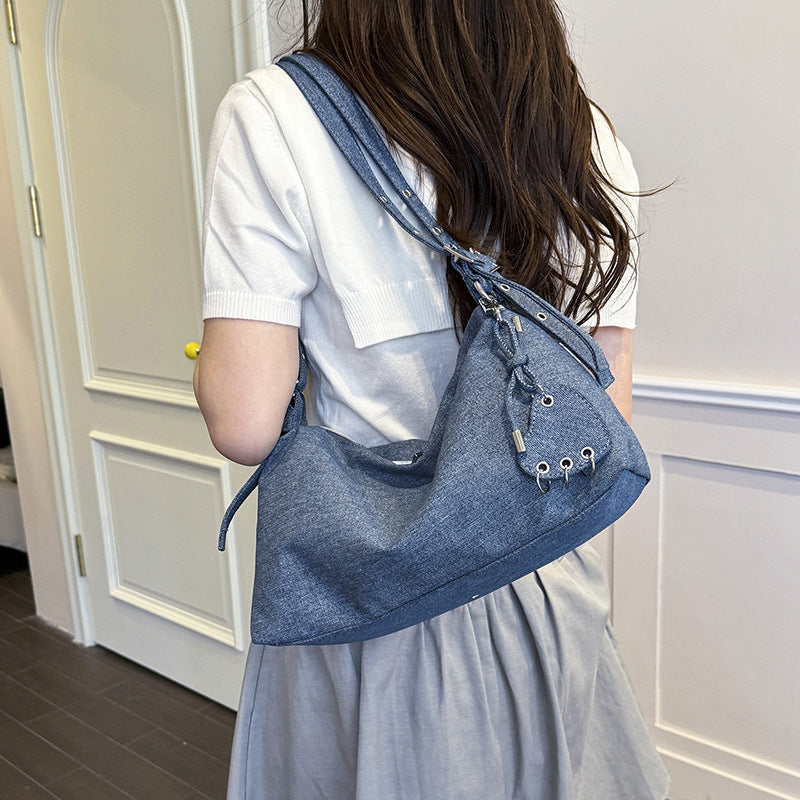 Fashionable Denim Shoulder Bag