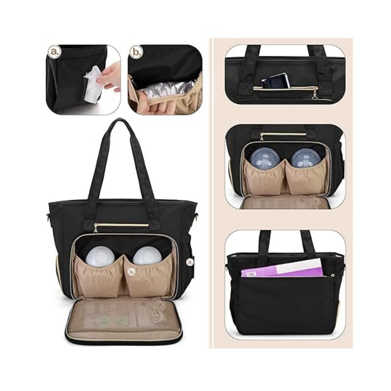Multifunctional diaper bag with insulated compartments Stornfield