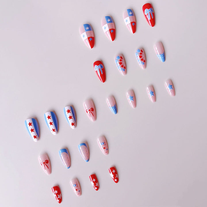 Creative nail art set with playful designs and accents Stornfield