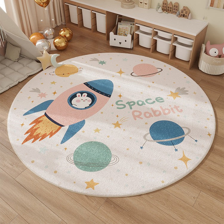 Alphabet-Themed Educational Area Rug for Kids
