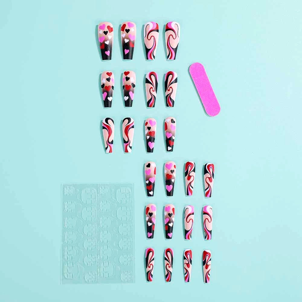 Creative Heart Pattern Art Nails Stornfield