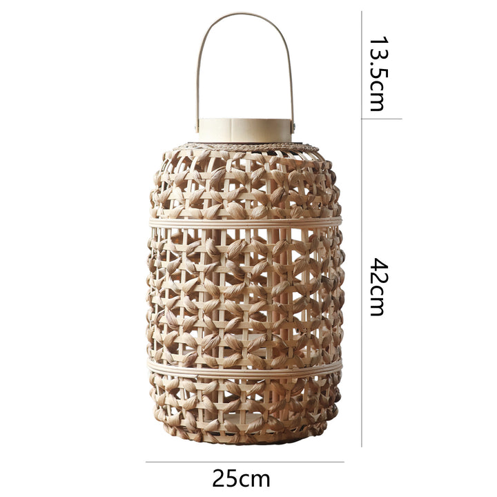 Decorative Rattan Lantern Stornfield