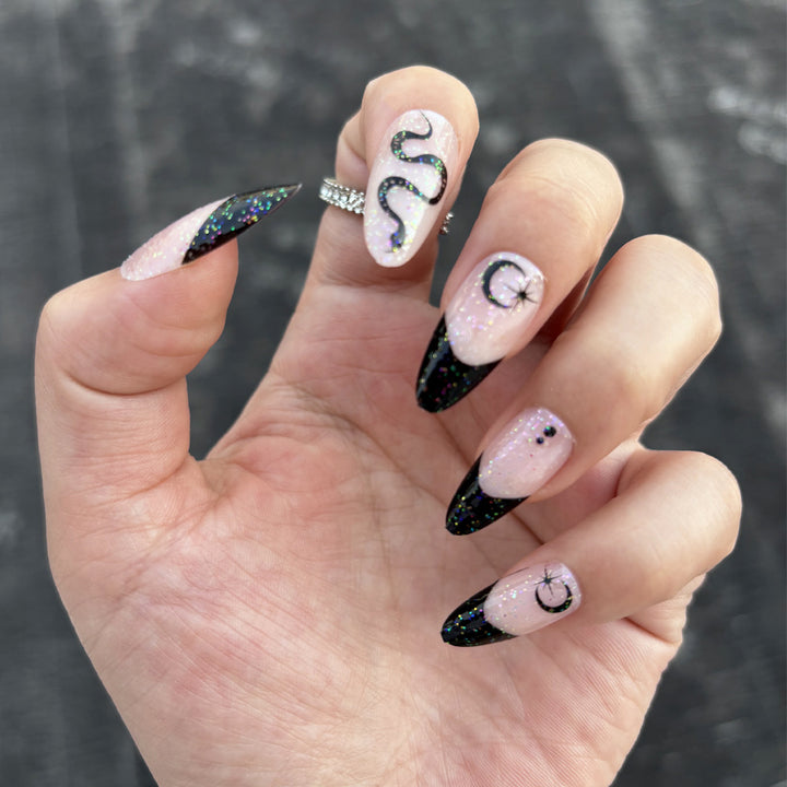 Artistic Gel Press-On Nail Set Stornfield