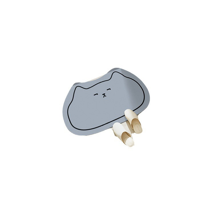 Cat-Shaped Bath Mat