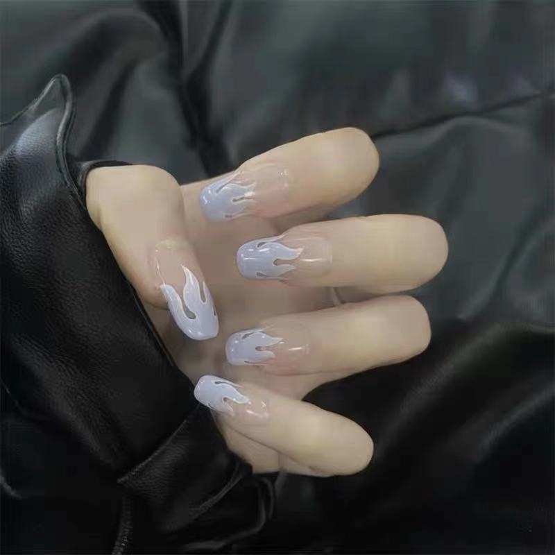 Stylish art nails with floral accents Stornfield