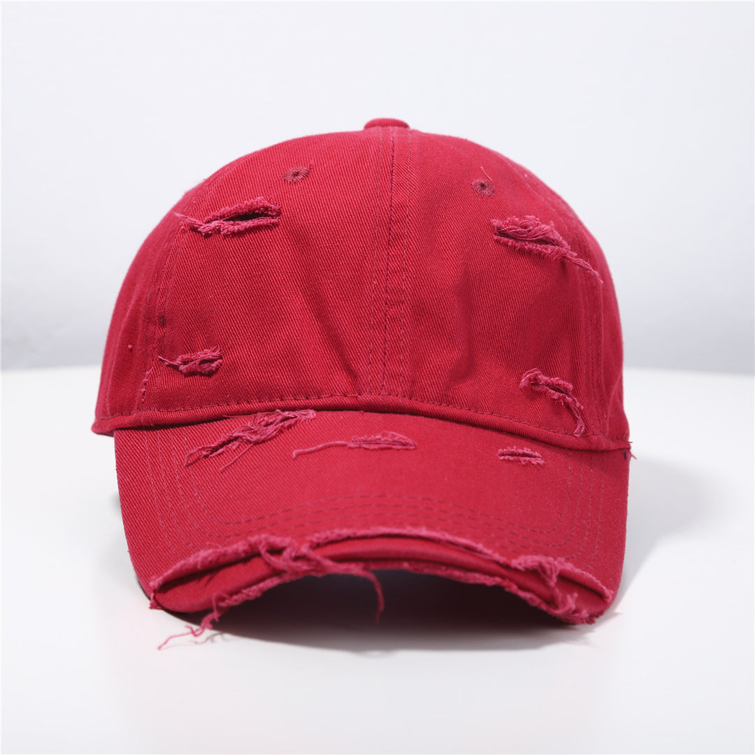Men's Distressed Classic Cotton Baseball Cap Stornfield