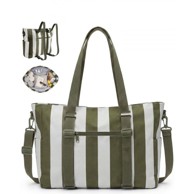 Fashionable tote bag with multifunctional compartments Stornfield