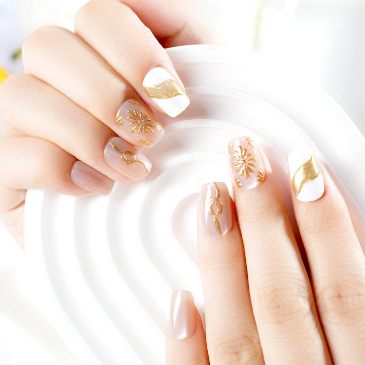 Artistic Metallic Nail Set Stornfield