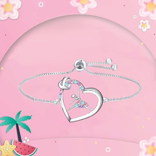 Heart-Shaped Adjustable Charm Bracelet Stornfield