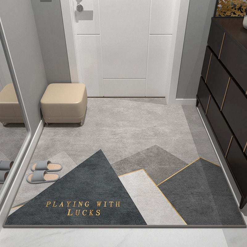 Abstract Shaped Floor Mat for Indoor Home Decor