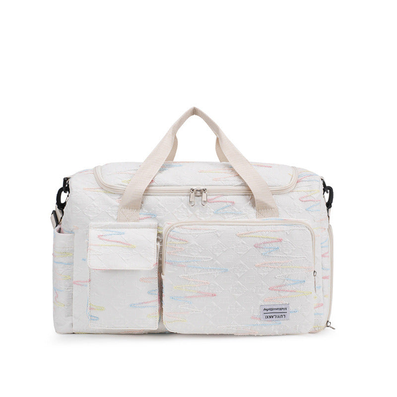 Stylish Quilted Gym Duffle Bag