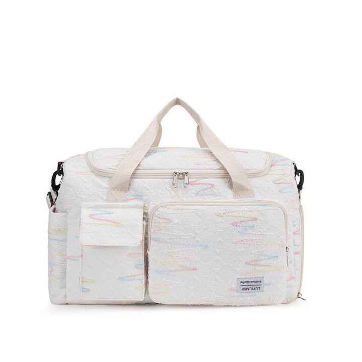 Stylish Quilted Gym Duffle Bag
